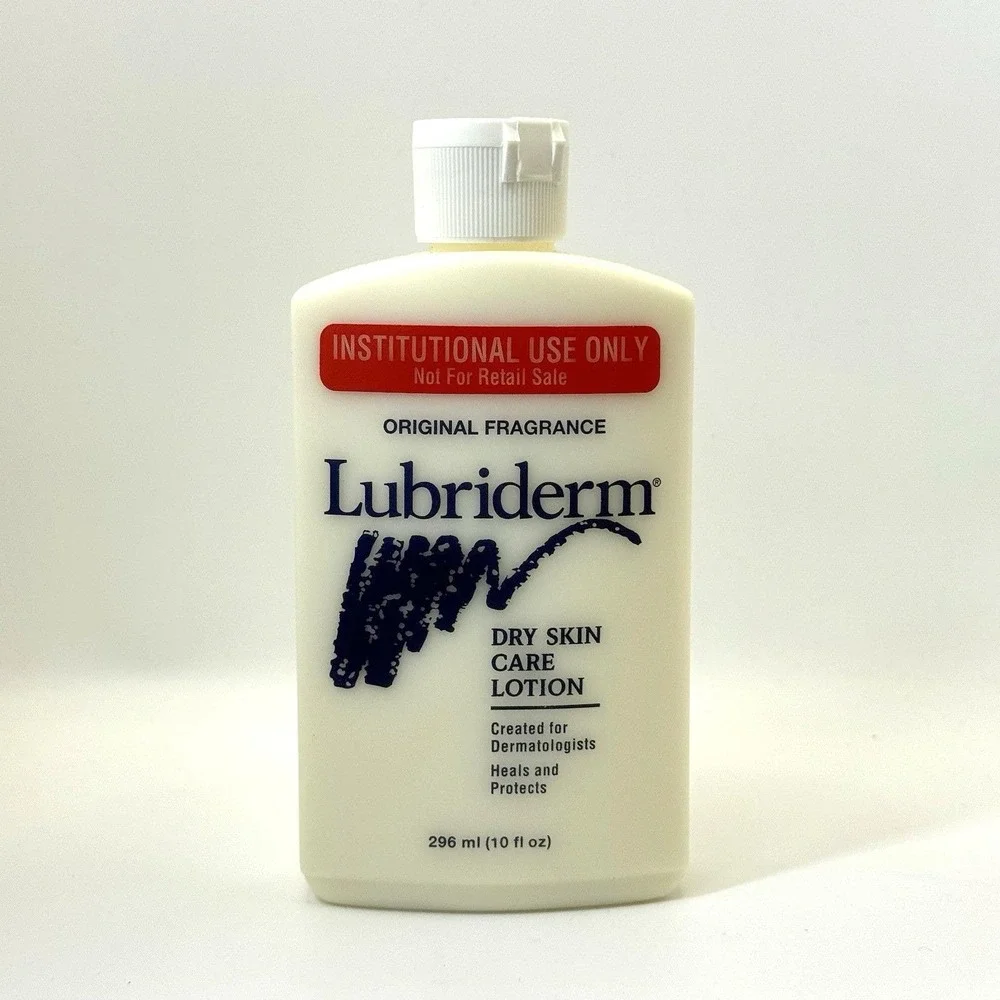 Lot of 3 VTG 1994 Lubriderm Dry Skin Lotion 10oz Institutional Use Warner-Lamber